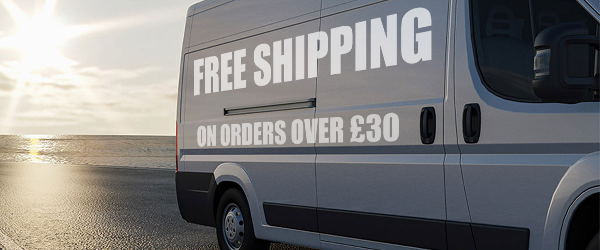 Free Shipping over £30